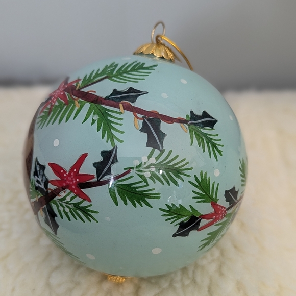 Pier 1 Import Li Bien Hand Painted Glass Sloth Ornament - Picture 6 of 12